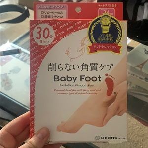 Baby foot skin peel from Korea